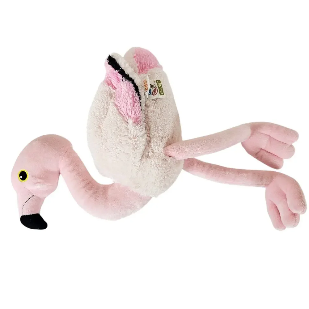 Pink Flamingo Plush Toy Stuffed Animal Eco Friendly 17 Inch Doll Nature Planet